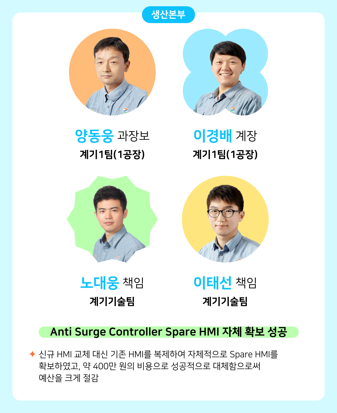 [2025년 GSC Way 실천우수자] 변화를 현실로 만든 71인의 챌린저스를 소개합니다 | 16. 양동웅 이경배 노대웅 이태선 v3