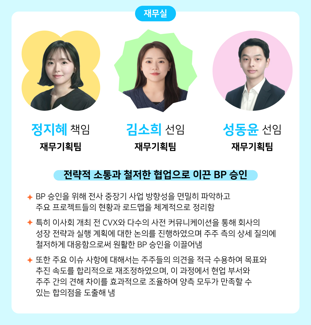 [2025년 GSC Way 실천우수자] 변화를 현실로 만든 71인의 챌린저스를 소개합니다 | 29. 정지혜 김소희 성동윤 v2