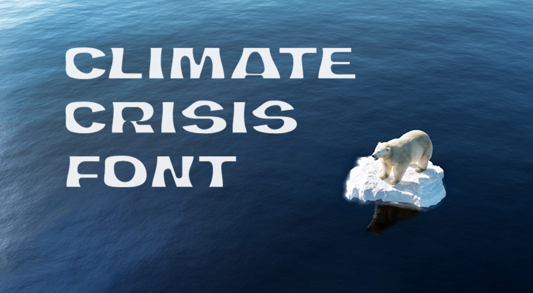 글꼴도 점점 사라진다? 기후 위기 심각성을 알리는 무료 폰트 ‘Climate Crisis’ | 20210414 01 00