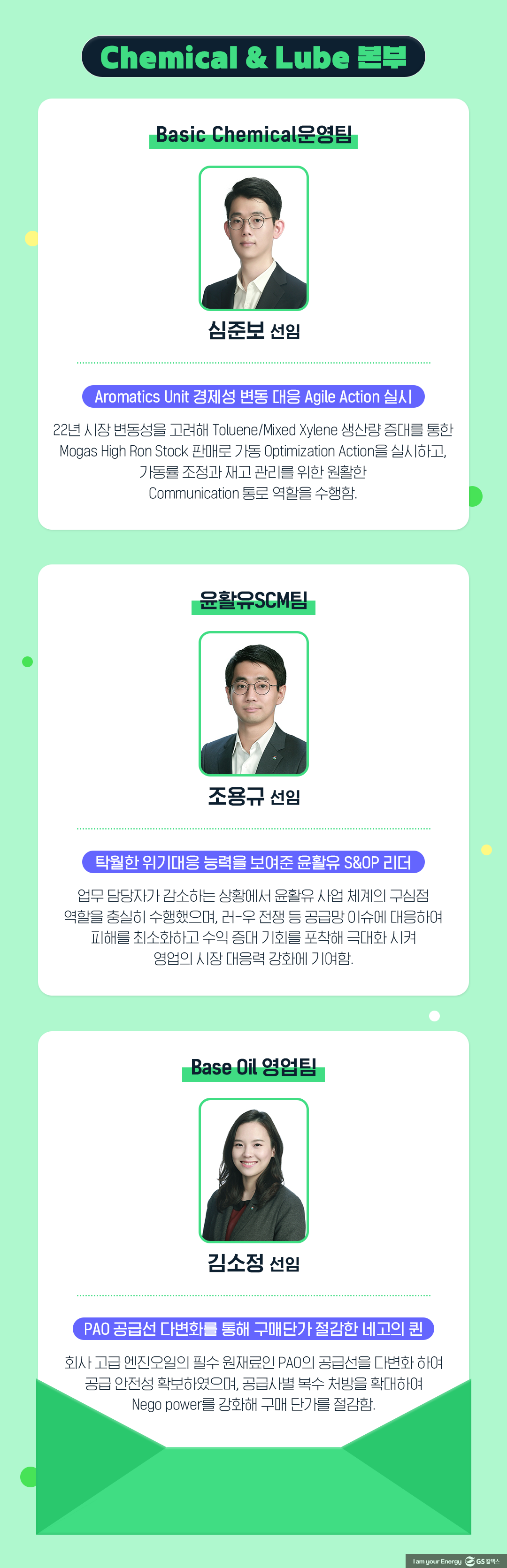 GS칼텍스를 빛낸 81인, ‘2023년 GSC Way 실천우수자’를 만나다! 11 GS칼텍스를 빛낸 81인, ‘2023년 GSC Way 실천우수자’를 만나다! | 2023 gsc way 11