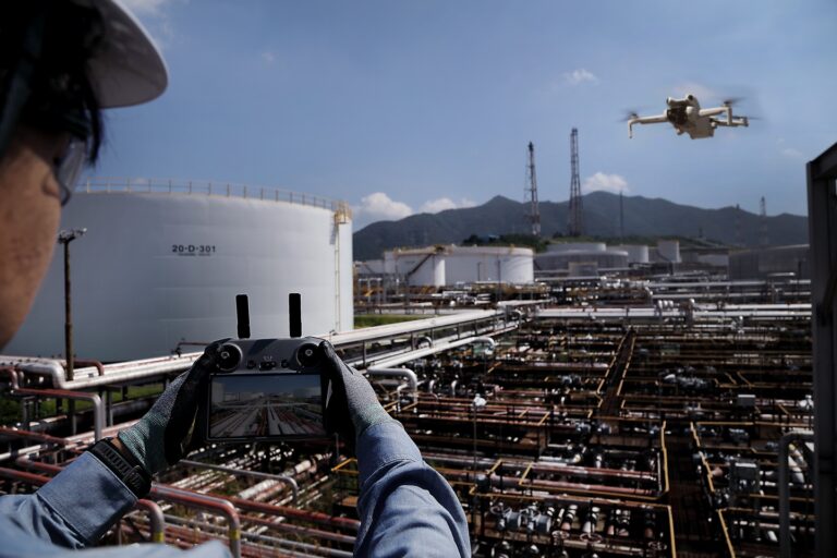 GS Caltex Drone Utilization Facility Inspection