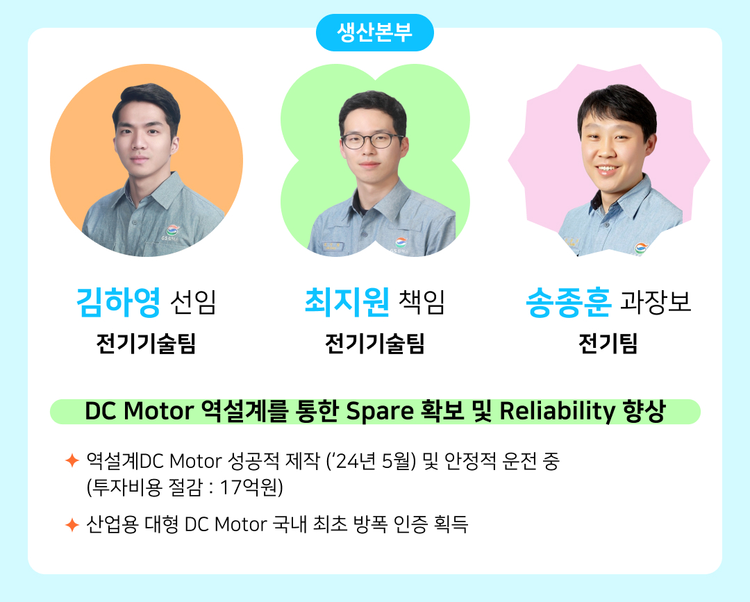 [2025년 GSC Way 실천우수자] 변화를 현실로 만든 71인의 챌린저스를 소개합니다 | 14. 김하영 최지원 송종훈