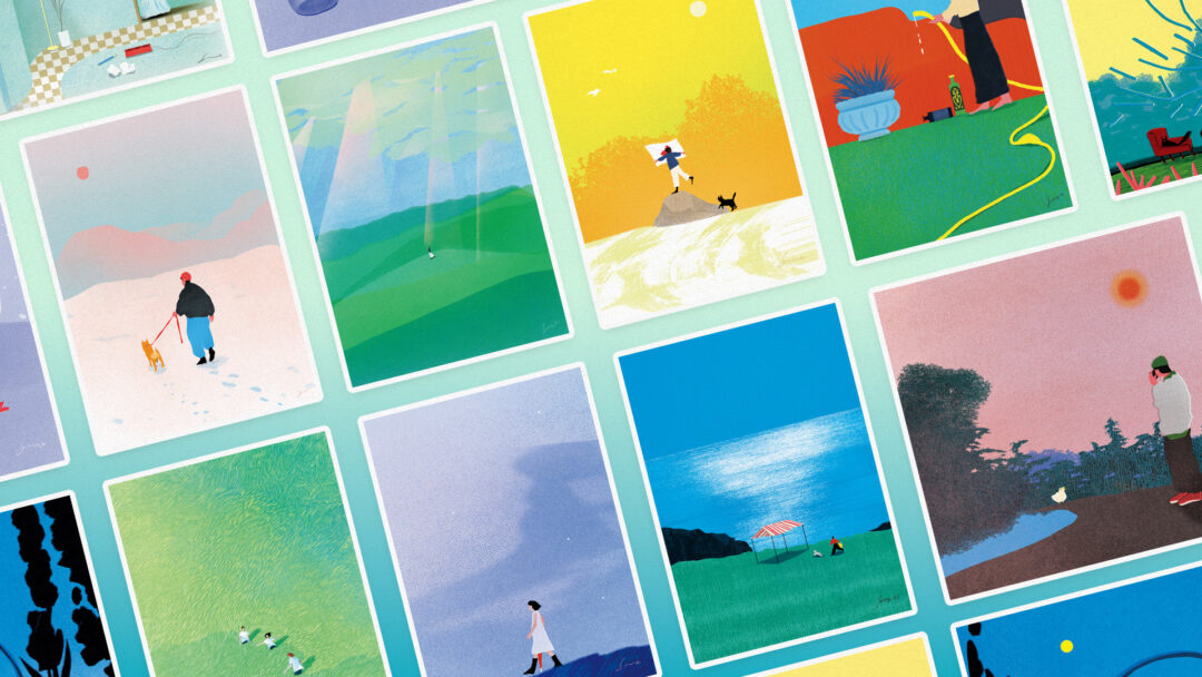 달력 한 장에 담은 따뜻한 에너지, 일러스트레이터 성키의 시선 1 일러스트레이터 성키와 협업한 2026년 GS칼텍스 달력