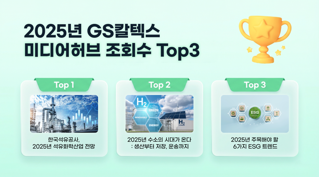 2025년 GS칼텍스 미디어허브 조회수 Top3